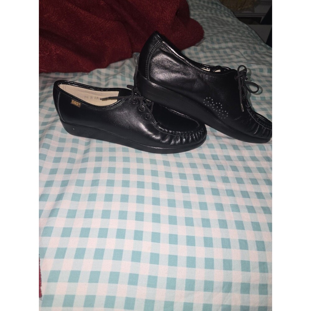 Womens SAS 7.5 Narrow bounce black shoes - Picture 3 of 8